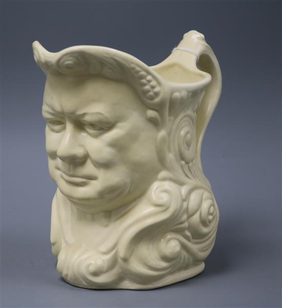 A Kirklands Embassy Ware Winston Churchill commemorative jug